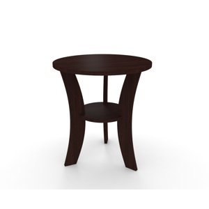 Příruční stolek kulatý Wati Wenge Magic