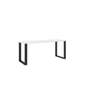 Jídelní stůl Industrial 138x67 cm Bílá