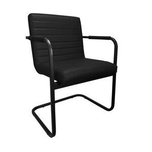 Konferenční židle SWING černá kostra D1 1D