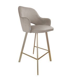 Barová židle Milano zlatá kostra profil MG09 MG09