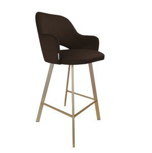 Barová židle Milano zlatá kostra profil MG05 MG05