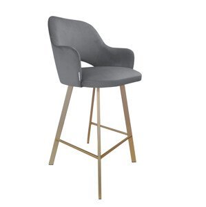 Barová židle Milano zlatá kostra profil BL14 BL14