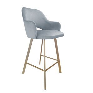 Barová židle Milano zlatá kostra profil BL06 BL06