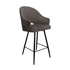 Barová židle Velvet černá kostra MG05 MG05