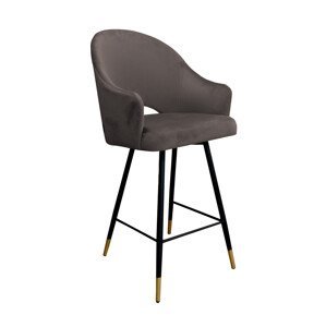 Barová židle Velvet černá kostra/zlatá MG05 MG05