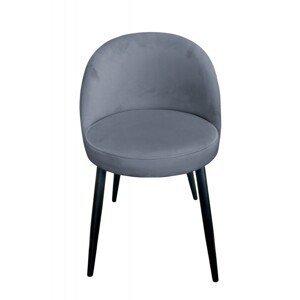 Moderní čalouněná židle Glamon černé nohy Bluvel 14