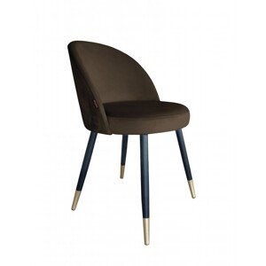 Moderní čalouněná židle Glamon s černo-zlatými nohami Magic velvet 05