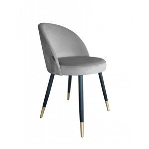 Moderní čalouněná židle Glamon s černo-zlatými nohami Magic velvet 09