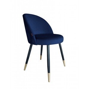 Moderní čalouněná židle Glamon s černo-zlatými nohami Magic velvet 16