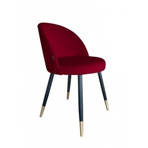 Moderní čalouněná židle Glamon s černo-zlatými nohami Magic velvet 31