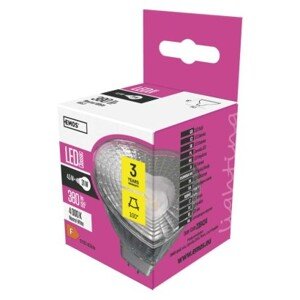 EMOS LED žárovka Classic MR16 GU5,3 4,5W neutrální bílá