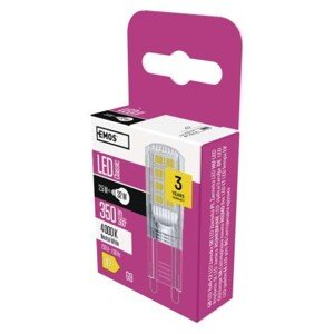 EMOS LED žárovka Classic JC 2,5W G9 neutrální bílá