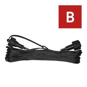 EMOS D1ZB01 Prodluž.kabel pro spoj. řetězy Standard černý