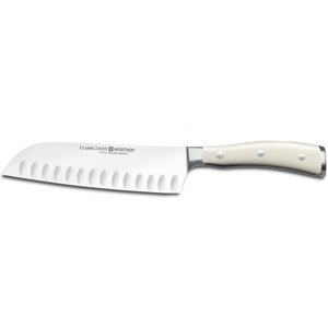 WÜSTHOF Japonský kuchářsky nůž Santoku Wüsthof CLASSIC IKON créme 17 cm 4176-0