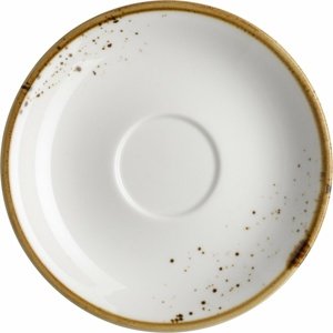 Mäser Podšálek na espresso Pintar White hnědé tečky 13 cm, S