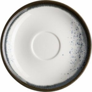 Mäser Podšálek na espresso Pintar White modré tečky 13 cm, S