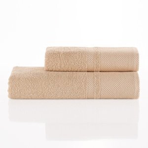 4Home Sada Deluxe osuška a ručník béžová, 70 x 140 cm, 50 x 100 cm