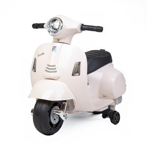 Baby Mix Dětská elektrická motorka Vespa, bílá