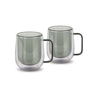 Lamart LT9123 2dílná sada sklenic Tea Vaso, 250 ml, černá