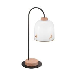 Kolarz Kolarz A1352.71.Au.100 - Stolní lampa NONNA 1xE27/60W/230V jeleni dub/bílá/zlatá