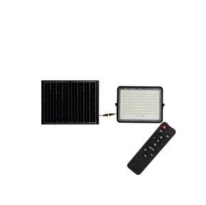 LED Venkovní solární reflektor LED/20W/3,2V 4000K černá + DO
