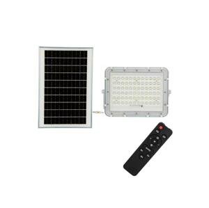 LED Venkovní solární reflektor LED/15W/3,2V IP65 4000K bílá + DO