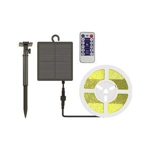 LED Stmívatelný solární pásek LED/1,2W/3,7V 3000K IP67 5m