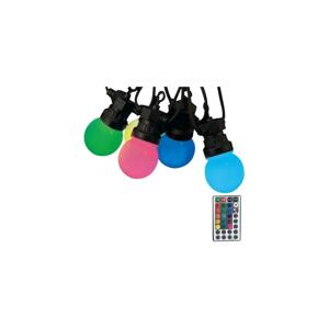 LED RGB Venkovní řetěz STRING 13 m 15xLED/0,5W/230V IP44