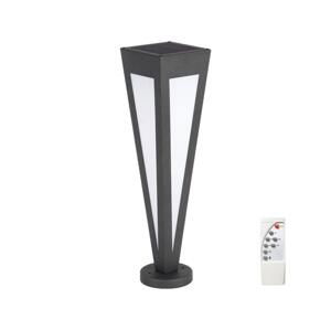 LED Solární lampa LED/2W/3,7V IP65 3000K černá