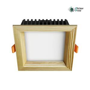 APLED APLED -LED Podhledové svítidlo SQUARE LED/6W/230V 4000K 12x12 cm borovice masiv