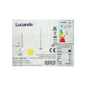 Lucande Lucande - LED Stmívatelná stojací lampa MARGEAU 7xLED/4,7W/230V