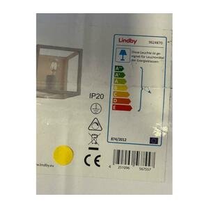 Lindby Lindby - Nástěnné svítidlo MERON 1xE27/60W/230V