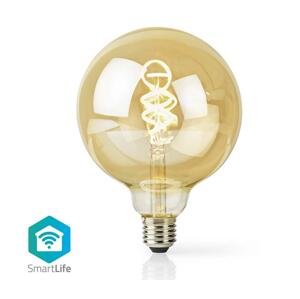 Wi-Fi Smart Bulb E27 4,9W LED žárovka, s vláknem, pro chytrý dům, E27, G125, 4,9W, 230V, 360lm, teplá až studená bílá, stmívatelná, zlatá WIFILRT10G125