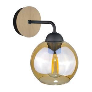 Keter Lighting Nástěnné svítidlo MELLE WOOD 1xE27/60W/230V