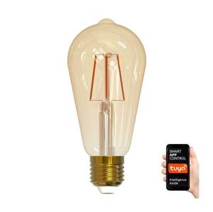 LED Stmívatelná žárovka VINTAGE ST64 E27/7W/230V 1800-2700K Wi-Fi Tuya