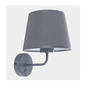 Nástěnná lampa MAJA 1xE27/15W/230V šedá