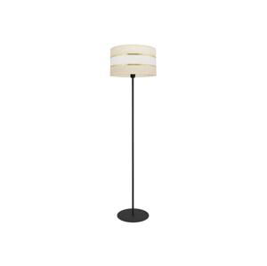 Stojací lampa HELEN 1xE27/60W/230V krémová/černá/zlatá