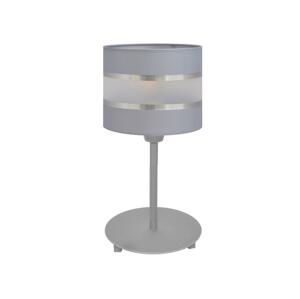 Stolní lampa HELEN 1xE27/60W/230V šedá/stříbrná