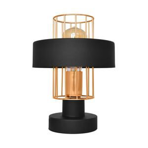 Stolní lampa VOLTA 1xE27/60W/230V černá/zlatá