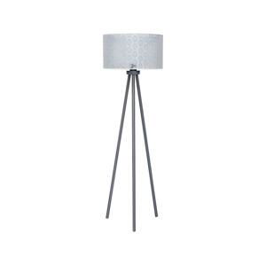 - Stojací lampa ECHO1 1xE27/40W/230V šedá/krajka