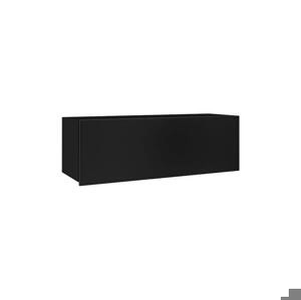 MIRJAN 24 Nástěnná skříňka CALABRINI 34x105 cm černá