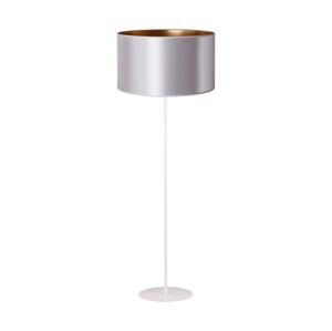 Stolní lampa CANNES 1xE27/15W/230V 45 cm stříbrná/měděná/bílá