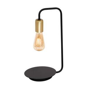 Stolní lampa BRENDA 1xE27/60W/230V černá/zlatá