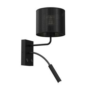Nástěnná lampa LOFT SHADE 1xE27/60W+1xG9/8W/230V černá