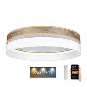 LED Stmívatelné stropní svítidlo LIMA LED/36W/230V Wi-Fi Tuya + DO bílá/zlatá