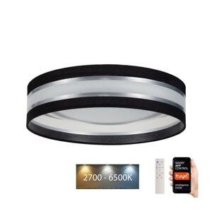 LED Stmívatelné stropní svítidlo SMART CORAL LED/24W/230V Wi-Fi Tuya černá + DO