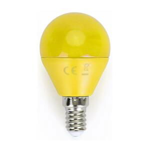 LED Žárovka G45 E14/4W/230V žlutá -