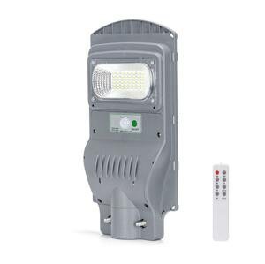 B.V.  - LED Solární pouliční lampa se senzorem LED/50W/3,2V IP65 6500K + DO