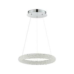 Luxera LUXERA  - LED Křišťálový lustr na lanku ALMEDA LED/24W/230V