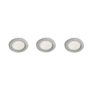 Philips Philips 59100/87/16 - SADA 3x LED bodové zápustné svítidlo SCEPTRUM 3xLED/3W